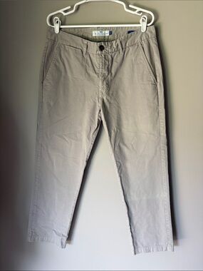 Peter Manning New York Classic Fit Grey Chino Pants